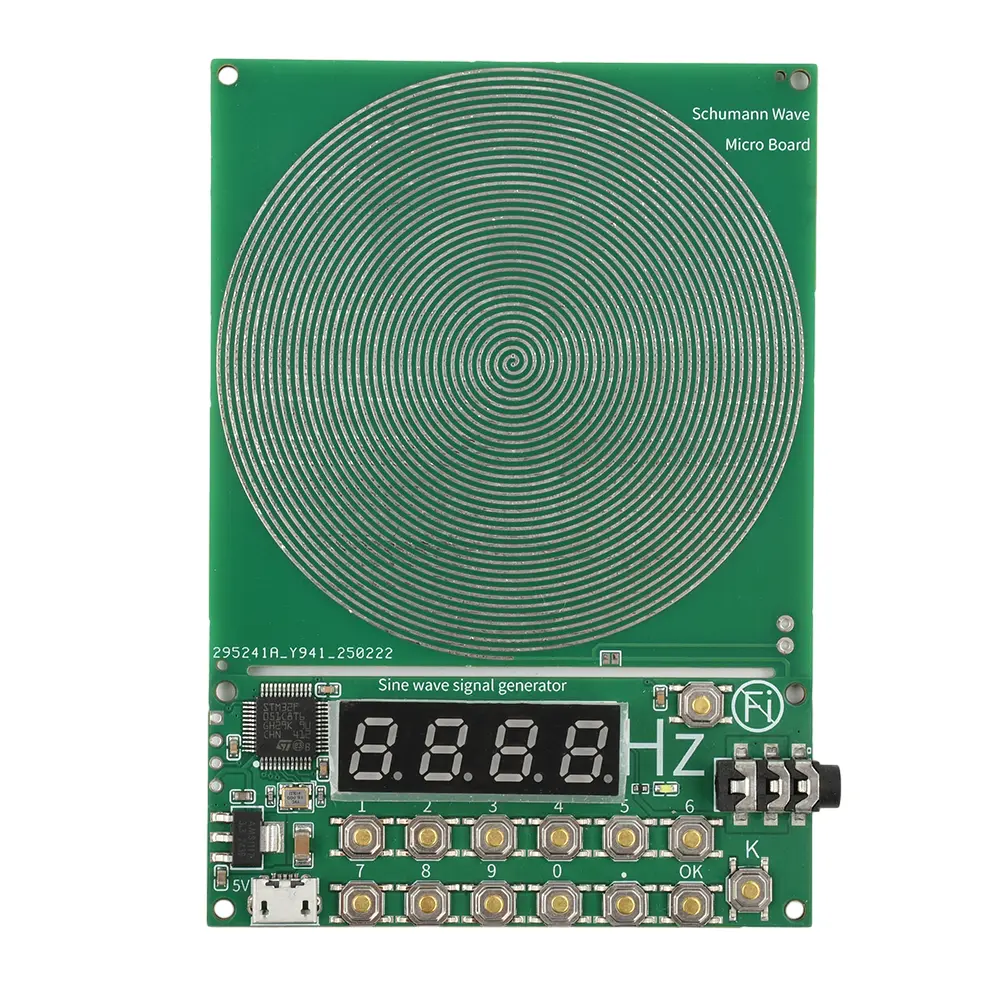 DC 5V Adjustable Frequency Schumann Wave Generator Schumann Resonance Ultra-low Frequency Pulse Sine wave Generator