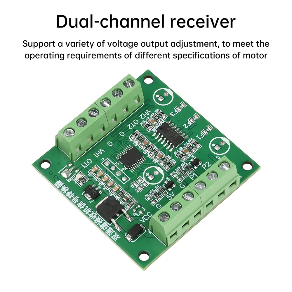 Dual Channel Receiver Signal Converter Dual Channel Receiver Signal Converter Board for RC Crawler Motor Controller Accessories