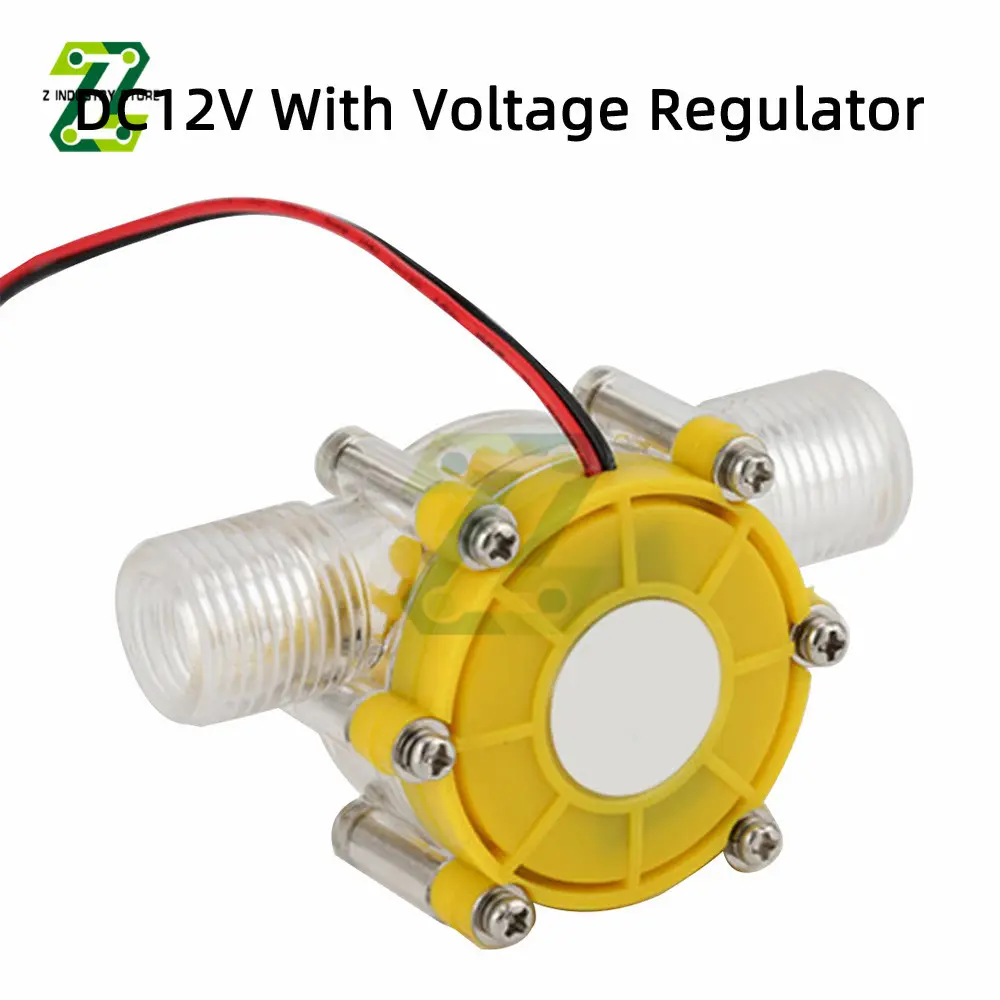 Micro Hydro Generator DC Water Flow Pump Turbine Hydroelectric Energy Generators 80V/12V/5V DC Water Flow Generator