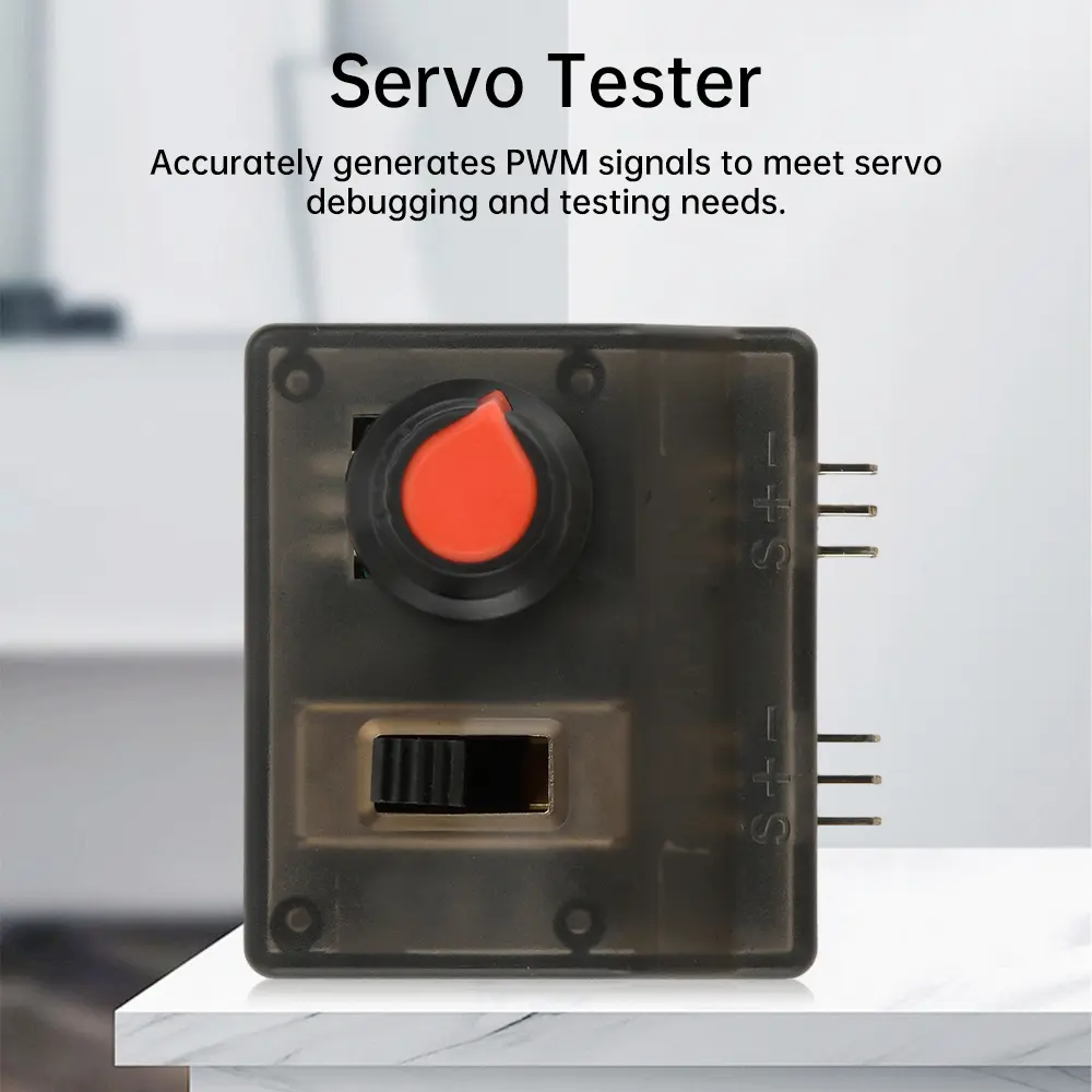 Dual-channel PWM Signal Simulator Servo Tester ESC Test DC 5-8.4V for RC Helicopter Airplane Car Digital Steering Servo Multi