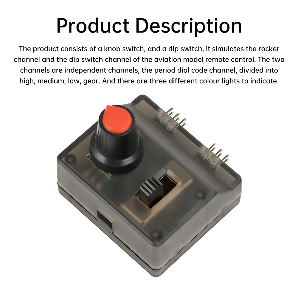 Dual-channel PWM Signal Simulator Servo Tester ESC Test DC 5-8.4V for RC Helicopter Airplane Car Digital Steering Servo Multi