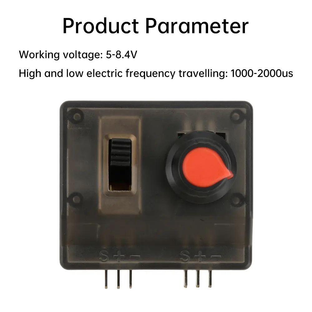 Dual-channel PWM Signal Simulator Servo Tester ESC Test DC 5-8.4V for RC Helicopter Airplane Car Digital Steering Servo Multi