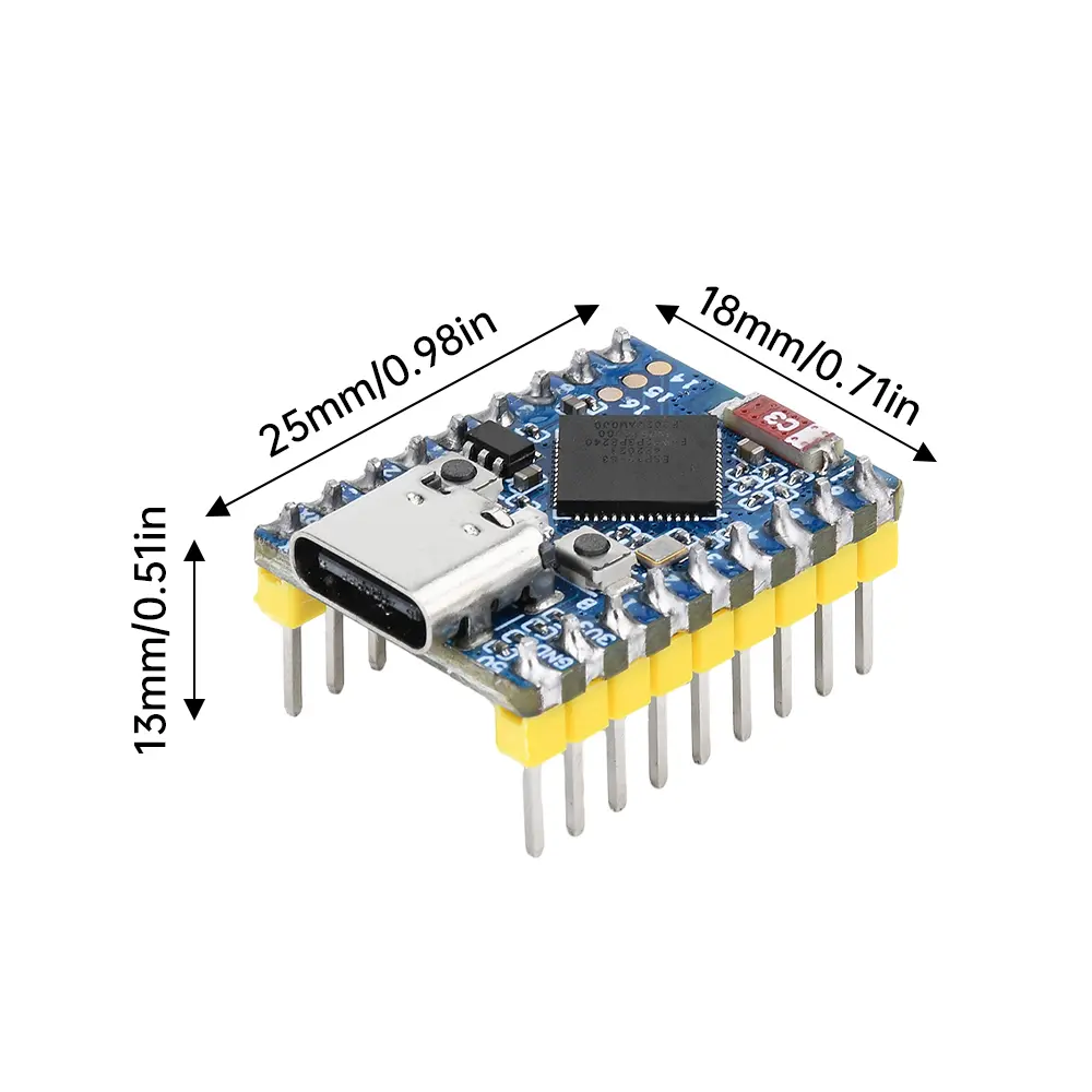 ESP32-S3 WiFi BT Mini Development Board Module Dual Core Processor Based on ESP32-S3 FH4R2