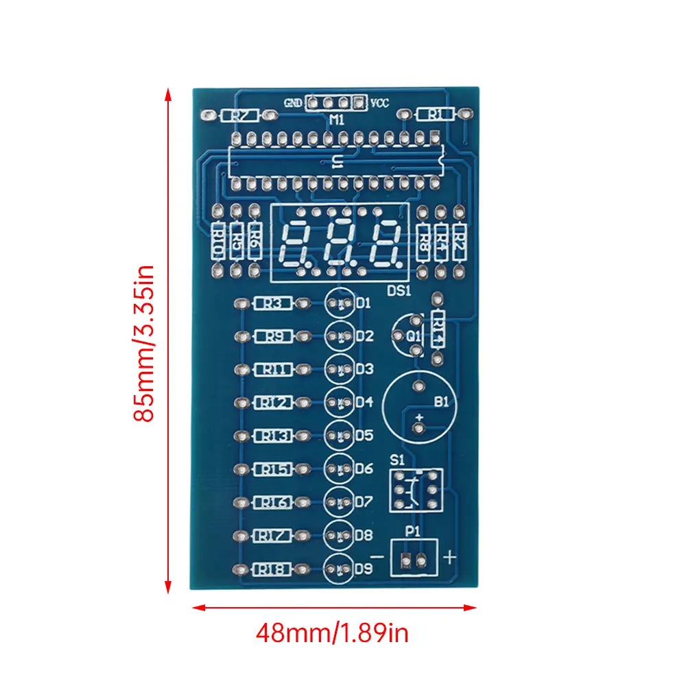 DIY Ultrasonic Ranging Alarm Kit Alarm Ultrasonic Rangefinder Alarm Module Ultrasonic Distance Measurer Soldering Practice Kit