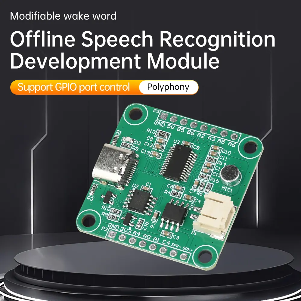 DC 5V SNR9912VR Offline Speech Recognition Development Board Module Supports For AI Deepseek Secondary Development Type C