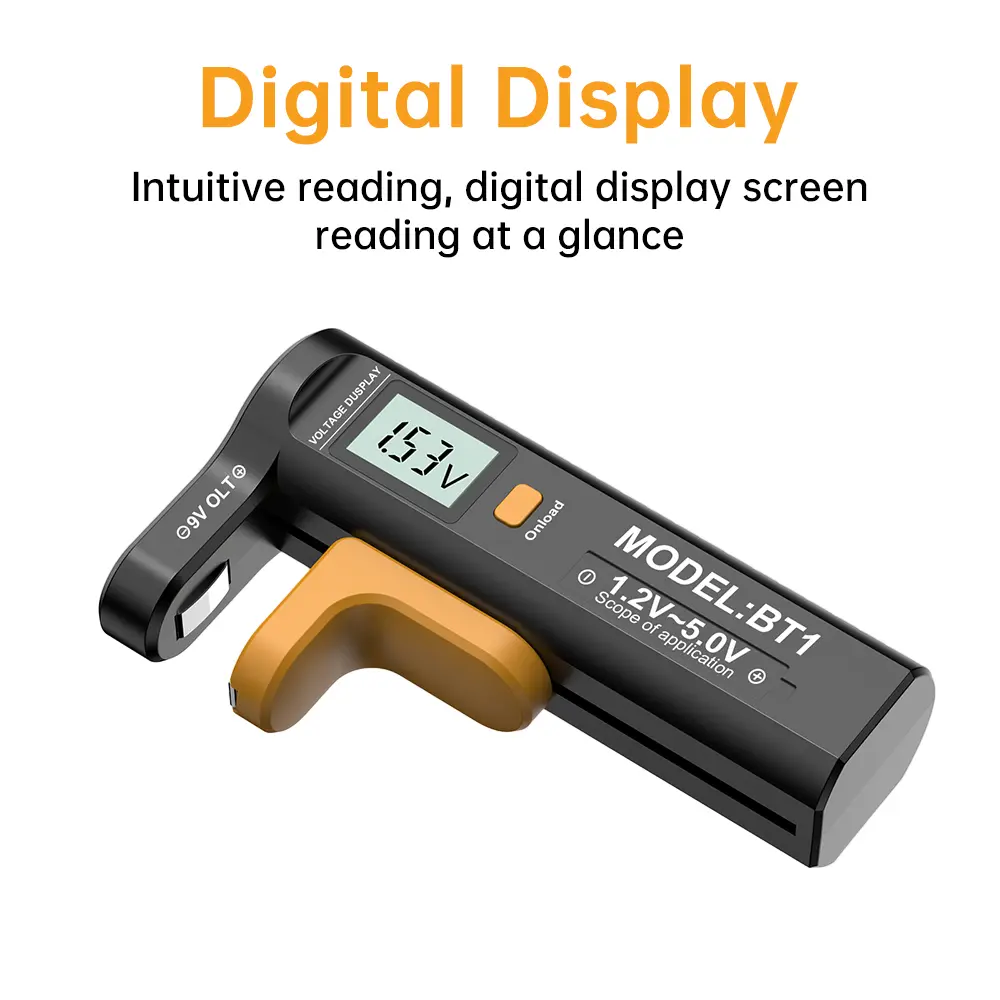 Battery Level Detector Universal Digital LCD Tester AA AAA CD 9V 1.5V Button Cell Voltage Battery Voltage Tester
