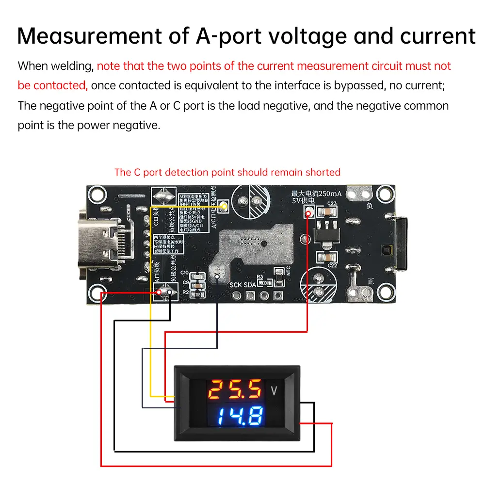 DC 6-30V SW3518 100W Multi-Protocol High Power Fast Charging Module PD100W Vehicle Desktop Charger Motherboard Multiple Outputs