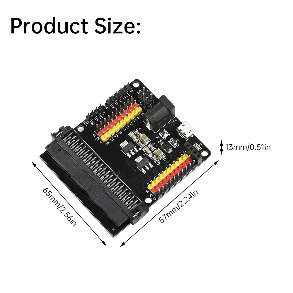 Sensor Expansion Board Module V2 Compatible 3.3V 5V Python Programming Development Micro USB/DC 5.5*2.1mm