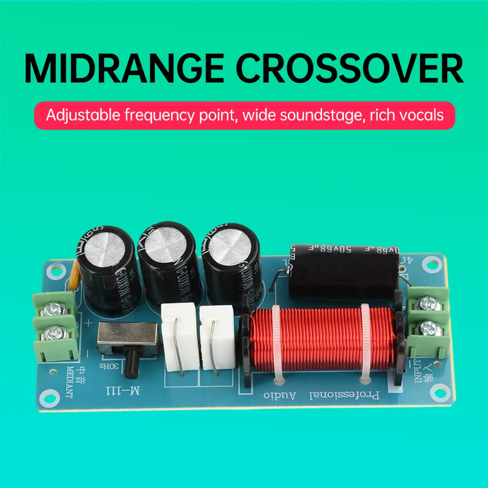 150W Pure Mid-range Divider High-fidelity Home Speaker Upgrade Car Audio Speaker Retrofit Crossover For HiFi Amplifier