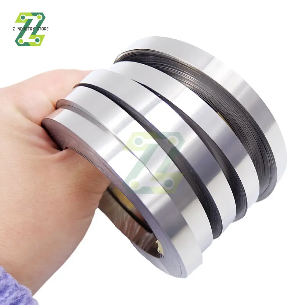 10M/Roll 18650 Li-ion Battery Nickel Sheet Plate Nickel Plated Steel Belt Strip Connector Spot Welding Machine Battery Welders