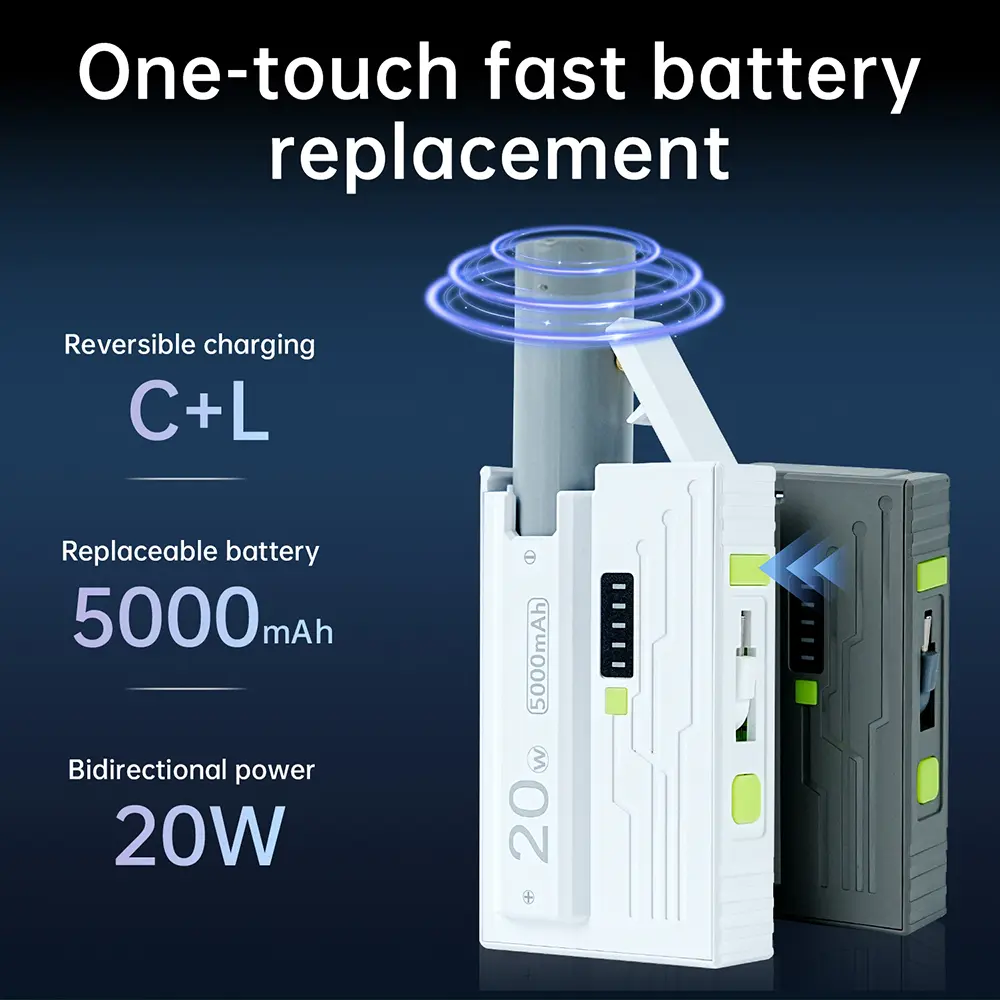 21700 Battery Box DIY Kit USB Type-C Battery Charger Case 20W Fast Charging Dual Mode support Small Current
