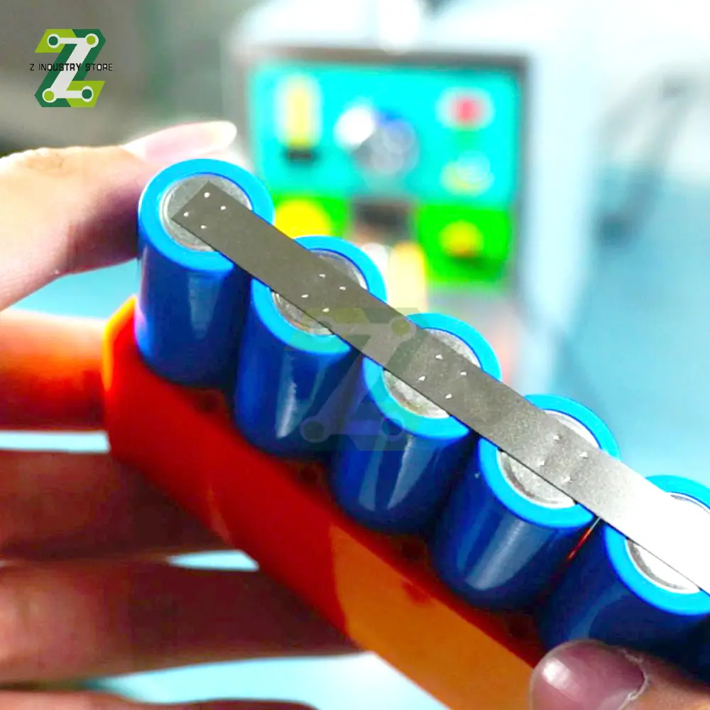 10M/Roll 18650 Li-ion Battery Nickel Sheet Plate Nickel Plated Steel Belt Strip Connector Spot Welding Machine Battery Welders