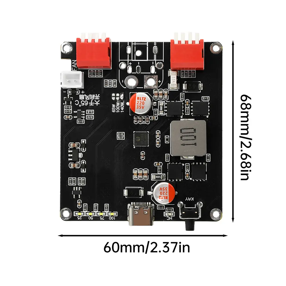 2S-6S Lithium Battery Pack Bidirectional Fast Charger Module 140W Support SCP AFC FCP PD3.1 Output/Input IP2366 Master Control