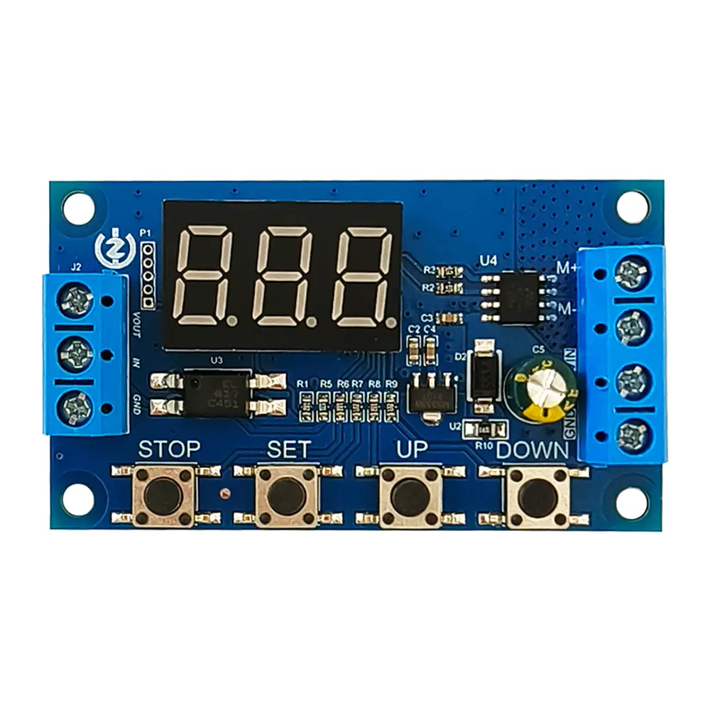ZK-MC01 DC 3.3-15V DC Motor Controller Module Forward Reverse Relay Board High Power Motor Forward and Reverse Controller