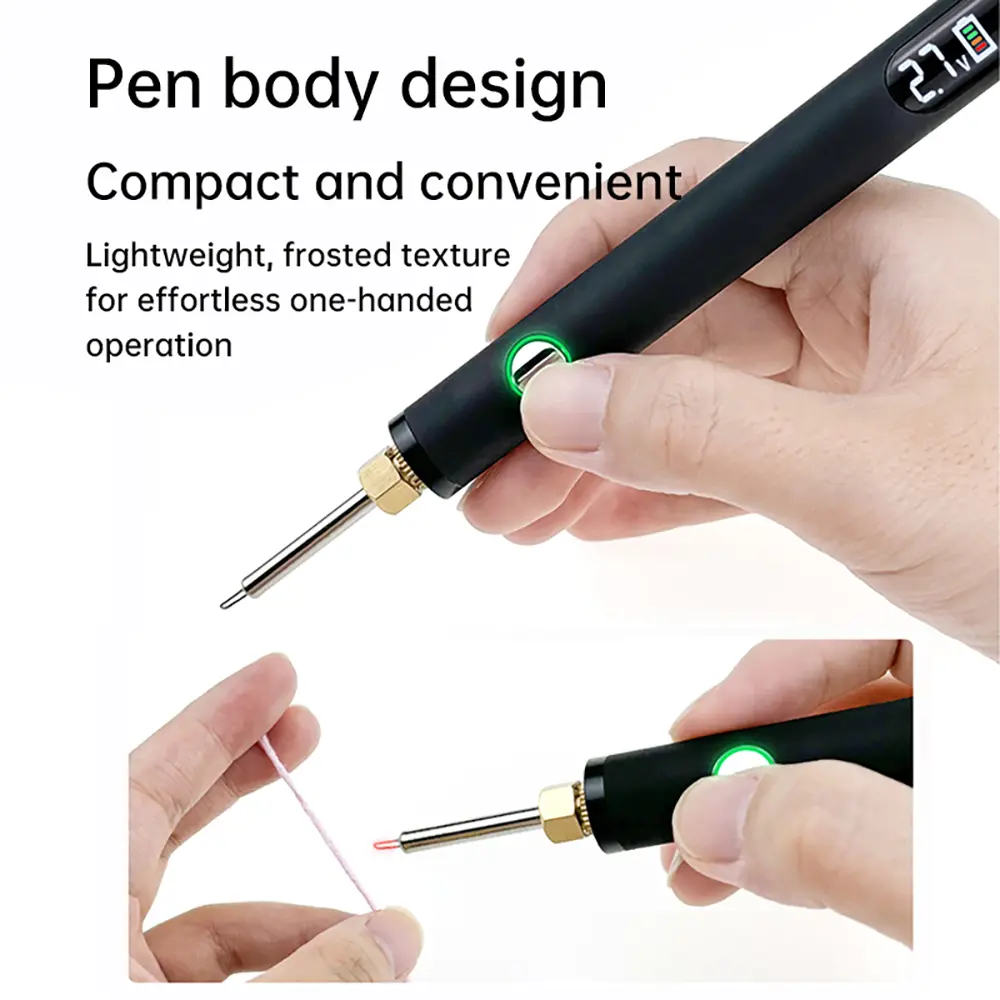 Convenient USB Burning Pen with 510 Interface, Preheating Battery 650mAh, Display Screen with Three Adjustable Voltages
