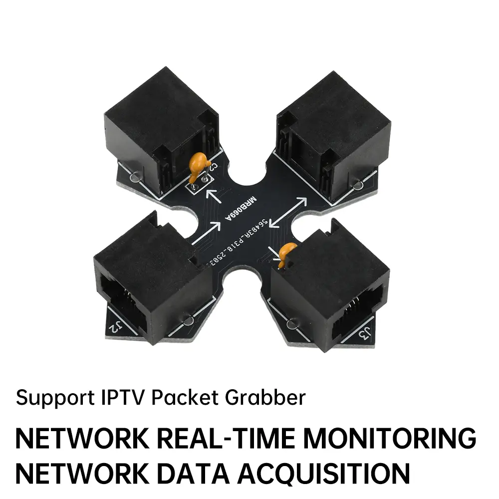 Throwing Star Lan Tap Network Monitor Iptv Source Monitoring Connection Ethernet Communication Tool Rj45 Interface