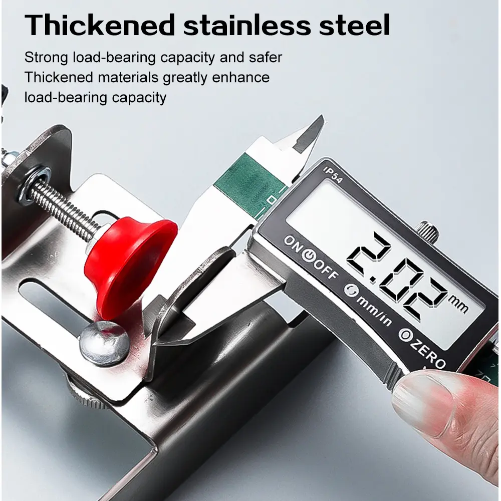 Stainless Steel Cabinet Door Mounting Jig Clamp Hidden Frame Support Woodworking Tool for Household Use