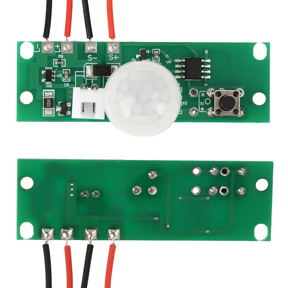 3.7V Solar Lamp Board Control Sensor Night Light Module Controller Module Infrared Human Body Induction Solar Circuit Board