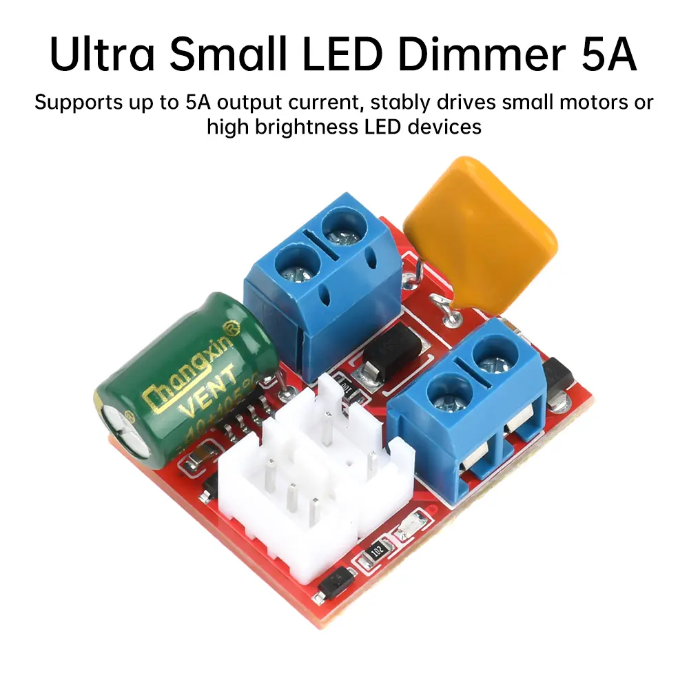 DC3V-35V 90W Motor PWM Speed Controller 3V 6V 12V 24V 35V Speed Control Switch Mini LED Dimmer