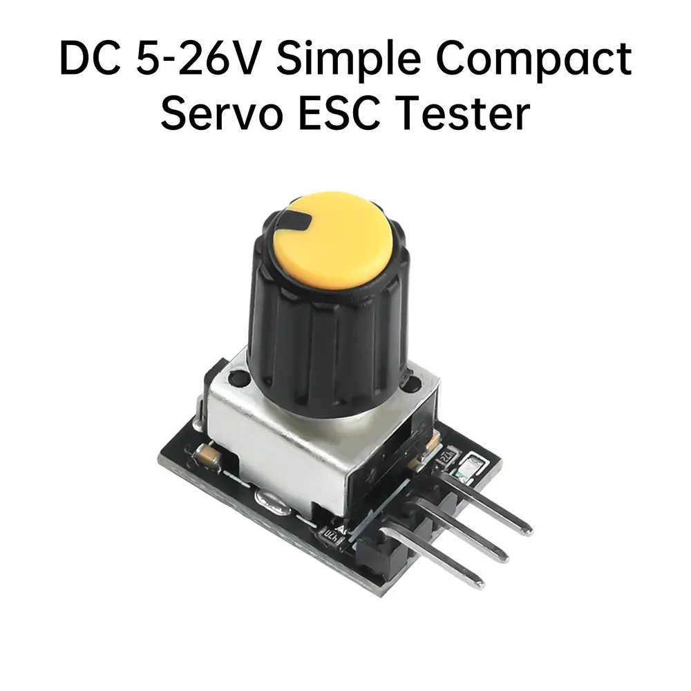 Mini Brushless Motor ESC Controller HV Digital Servo Tester DC 5-26V Simple Small Servo Motor Speed Tester PWM Speed Controller