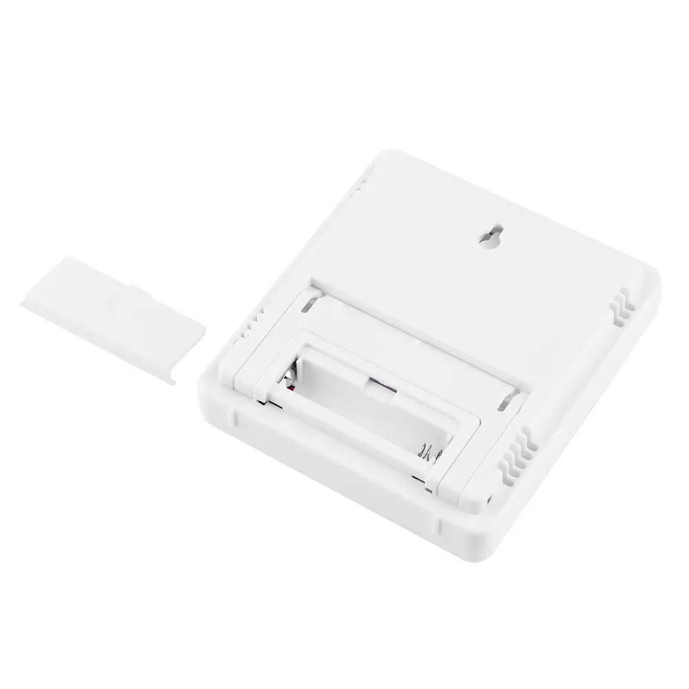 HTC-1 Desktop Temperature Humidity Meter LCD Wall Mounterd Thermometer Hygrometer Clock -50-+ 70℃ 20％-99％RH