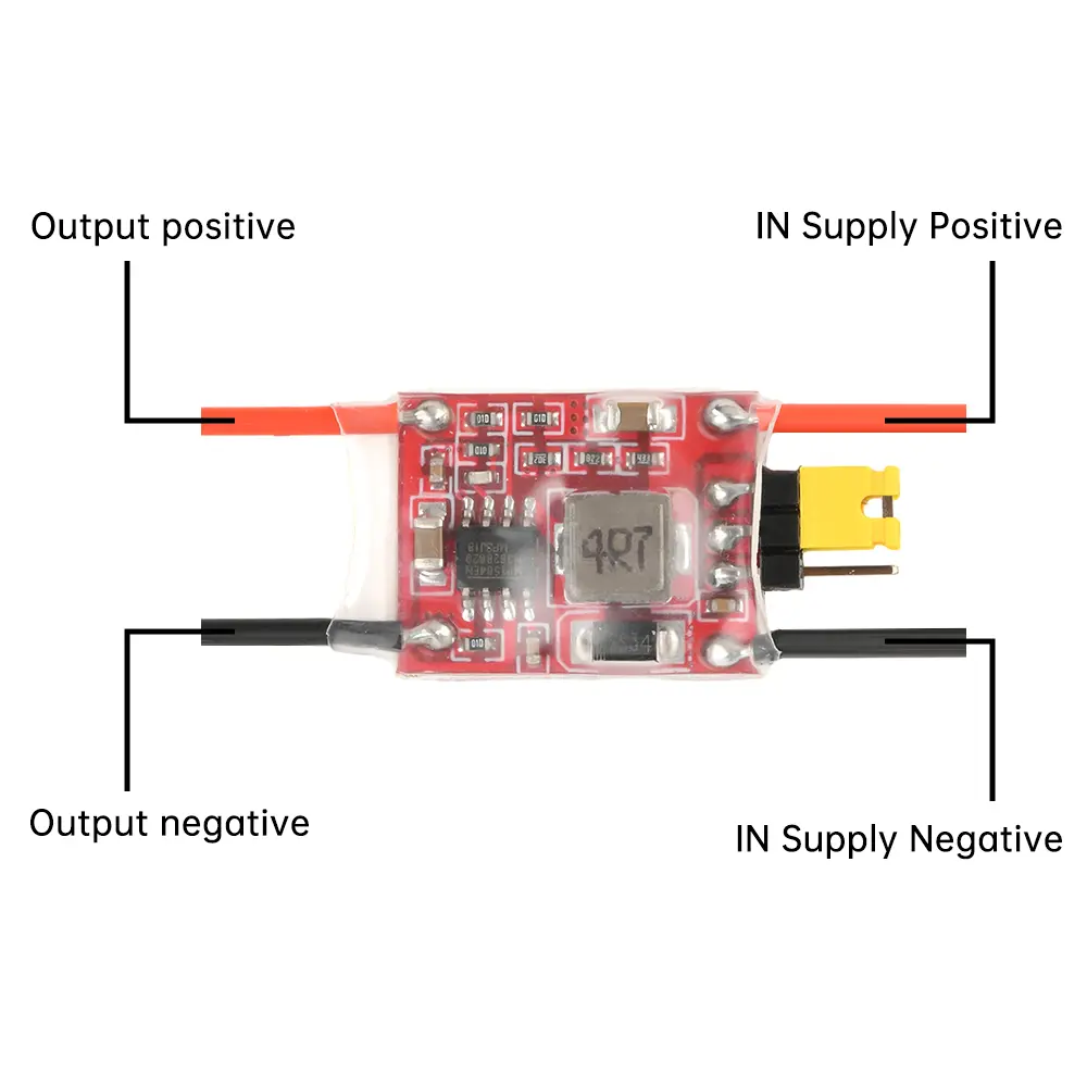 UBEC 5V/12V 3A BEC 2-6S Lipo Input 5V/12V BEC Step-down Output Receiver Image Transmission Power Supply For RC FPV Quadcopter