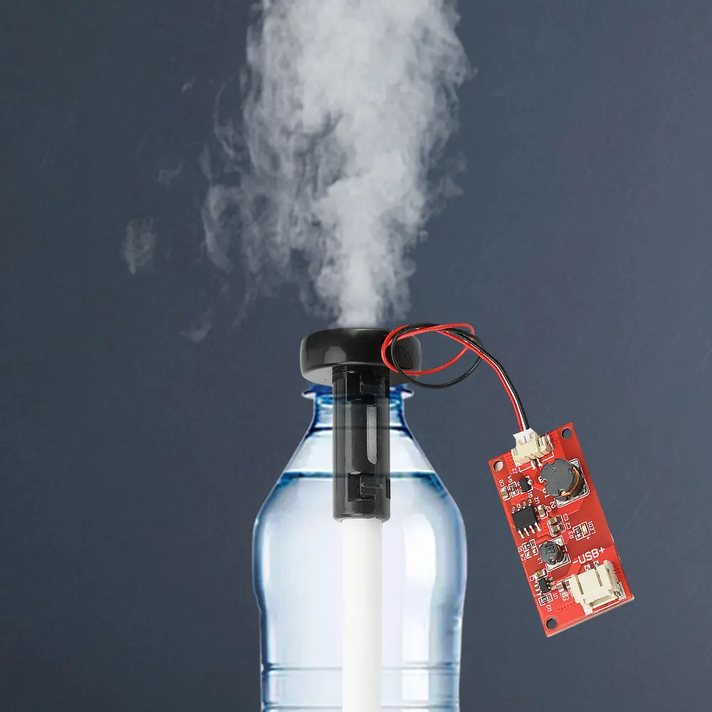 DC 6-24V Wide Voltage Single Spray Humidification Module Ultrasonic Atomization Control Board Humidifier Module
