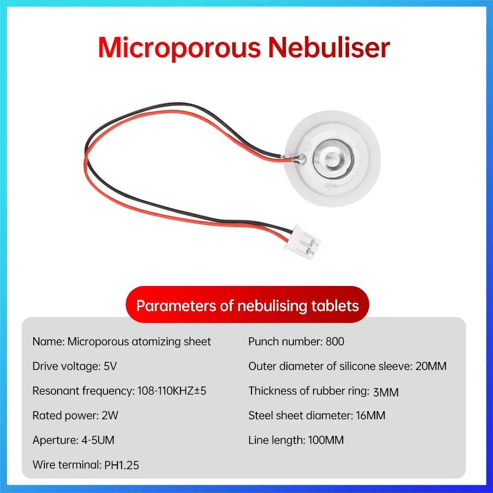 DC 6-24V Wide Voltage Single Spray Humidification Module Ultrasonic Atomization Control Board Humidifier Module