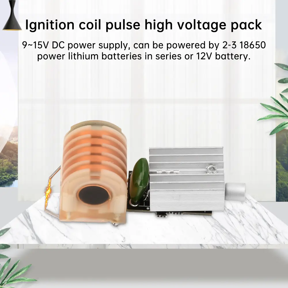 12V To 15KV 60W High Voltage Ignition Module High Voltage Generator Module Transformer Coil Inverter
