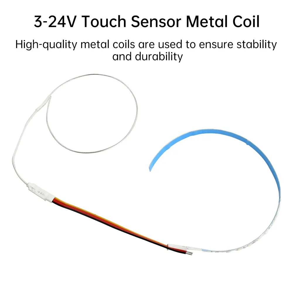 DIY Luminous Touch River Table Module LED Driver Light Strip Kit 3-24V Touch Sensor Touch Induction Cellular Metal Coil