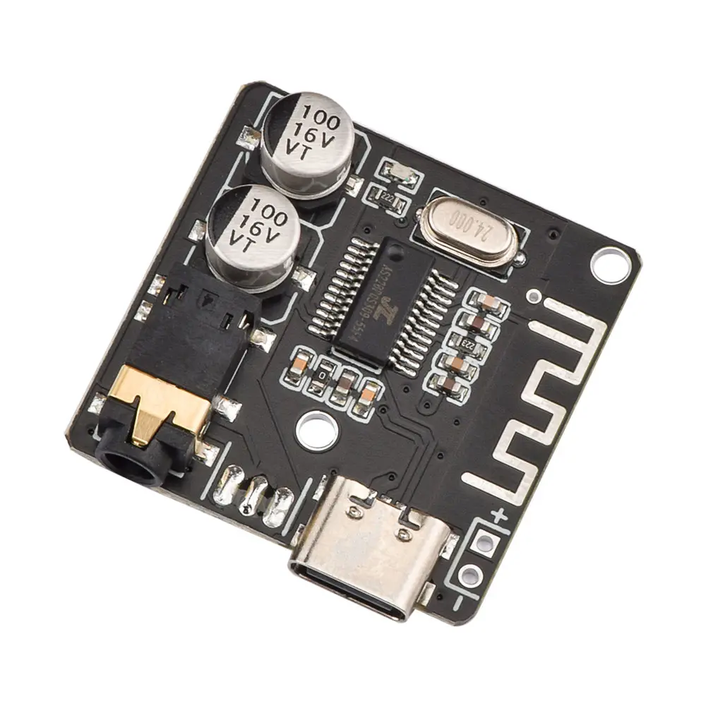 VHM-314 Bluetooth Audio Decoder Board MP3 Bluetooth Audio Receiver Module with 3.5MM Headphone Jack Audio Player Module