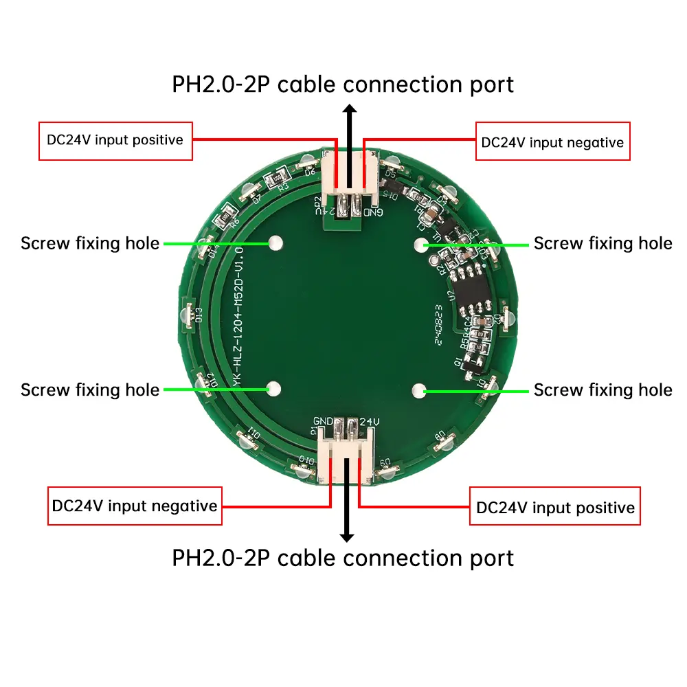 DC 24V Blue LED Touch Sensor Module 50mm Interval Touch Sensor 1S Delay Off LED Light Emitting Module DIY Honeycomb Light