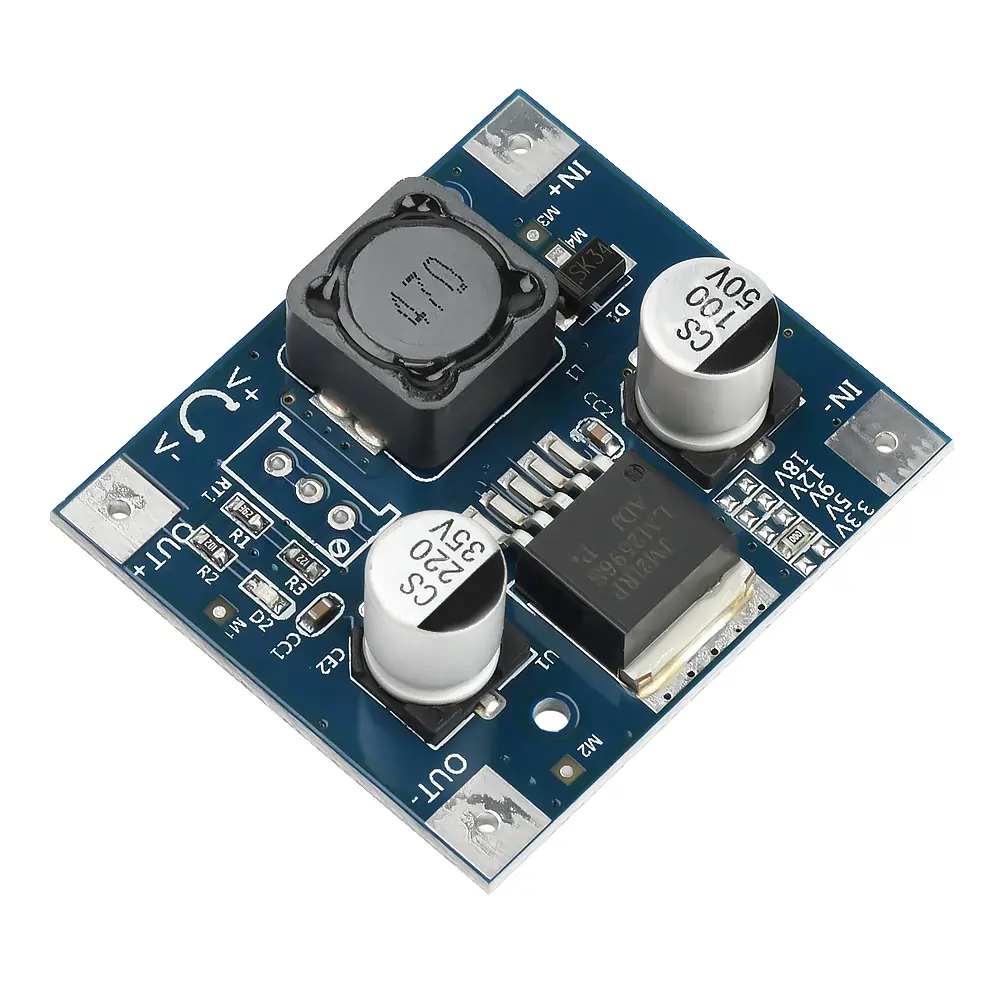 DC-DC Adjustable Buck Converter Fixed Voltage Step-Down Power Module DC 3-40V to 3.3V/5V/9V/12V/18V
