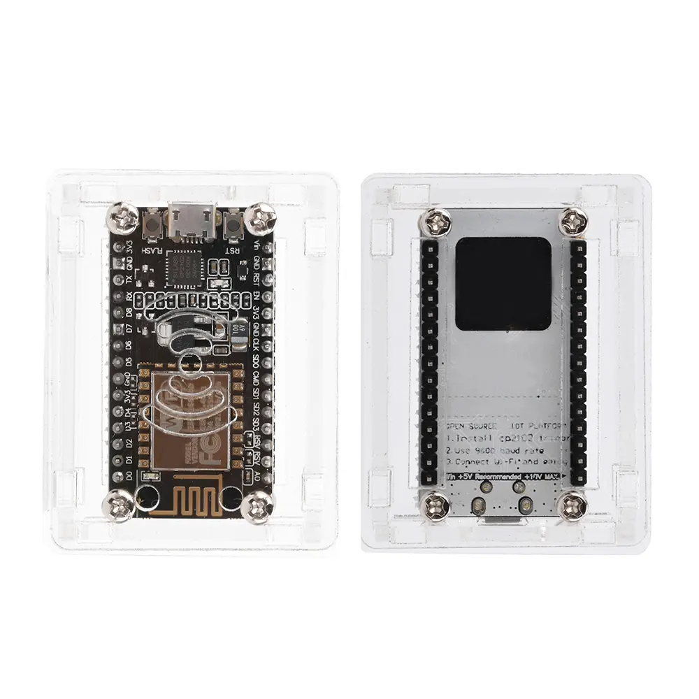 NodeMcu Lua ESP8266 2102 340G ESP-32 Iot Development Board Transparent Acrylic Protective Shell