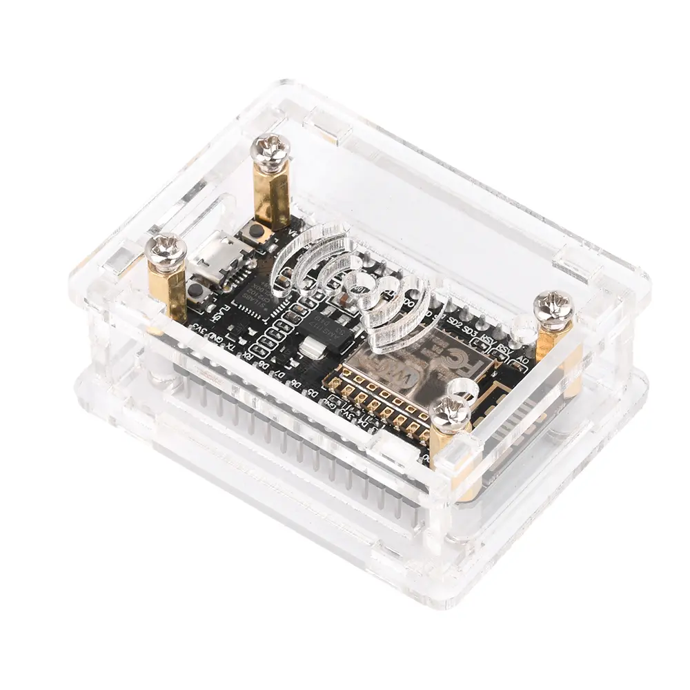 NodeMcu Lua ESP8266 2102 340G ESP-32 Iot Development Board Transparent Acrylic Protective Shell