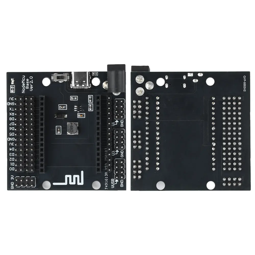 NodeMcu Base ESP8266 Testing DIY Board, NodeMcu ESP8266 WiFi Development Plate Base for LoLin V3 NodeMcu