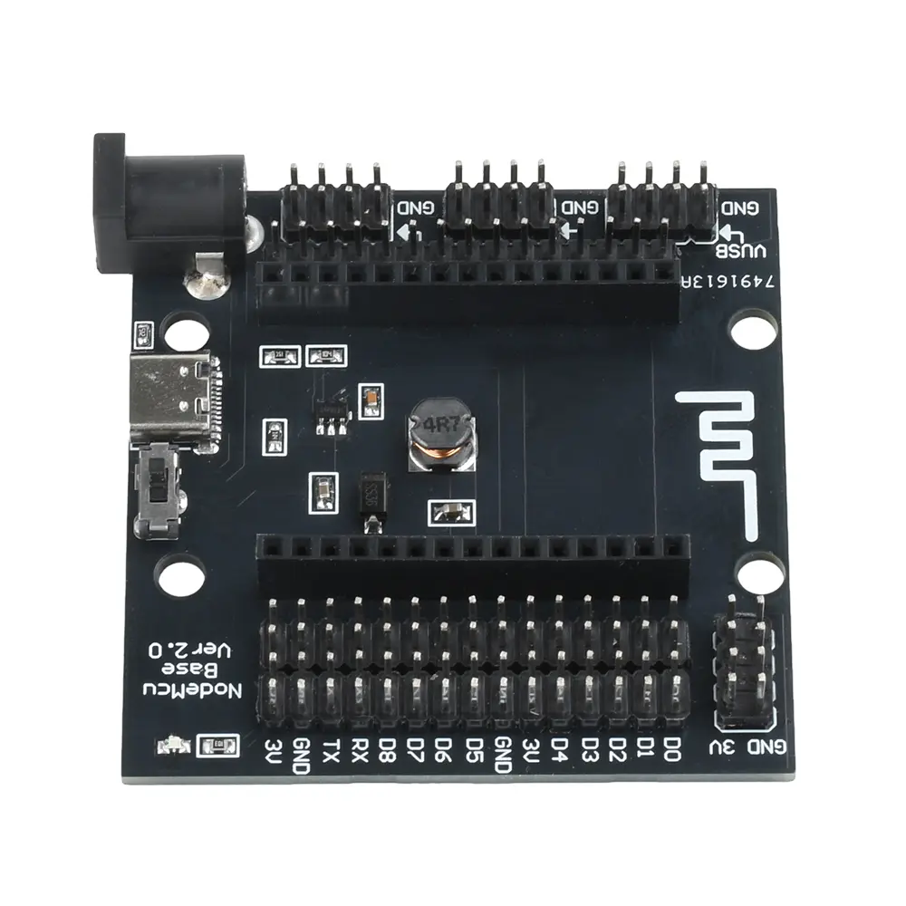 NodeMcu Base ESP8266 Testing DIY Board, NodeMcu ESP8266 WiFi Development Plate Base for LoLin V3 NodeMcu