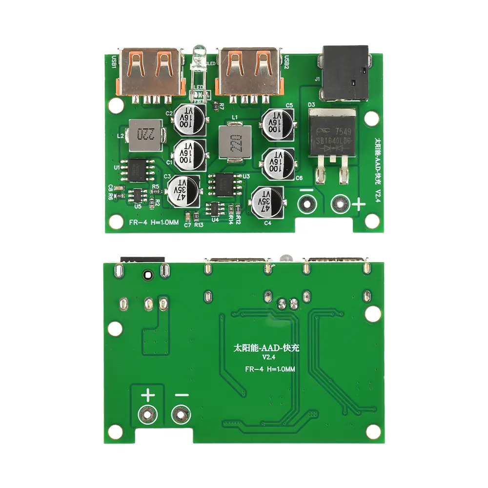 DC 5V 3A Output Solar Inverters Solar Panel Regulator Dual USBA+DC Interface Output Solar Controller Regulator