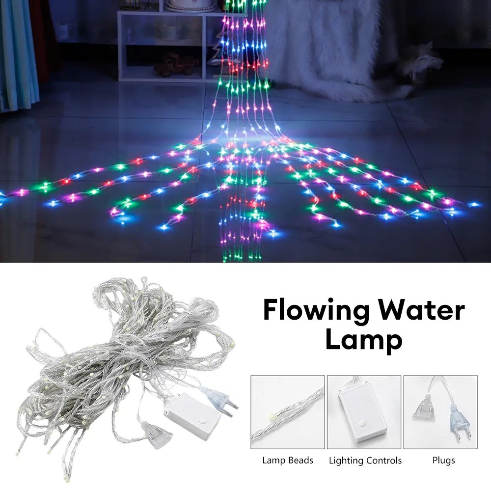 Waterfall Meteor Shower Rain String Light Led Festoon 2/3M led Holiday Decorative Lights For Home Garland Curtain