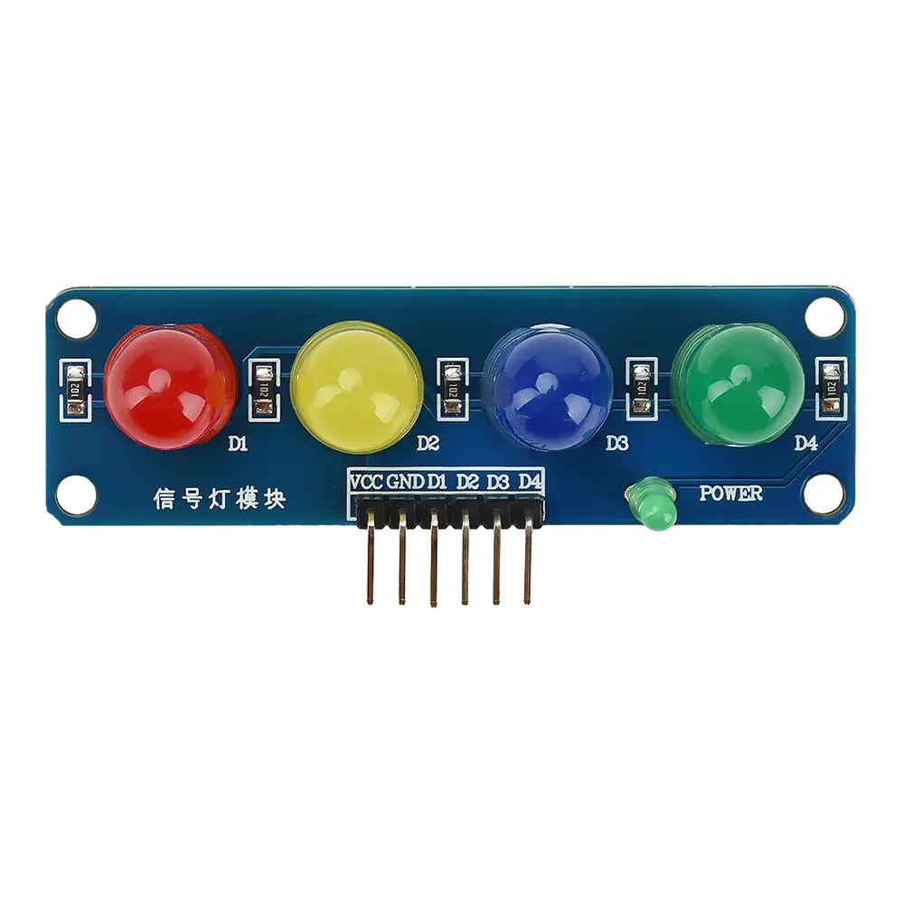 Traffic Light LED Display Module Led Module Led Signal Light Module Traffic Light Module for DC 3.3-5V ST009 Four Position