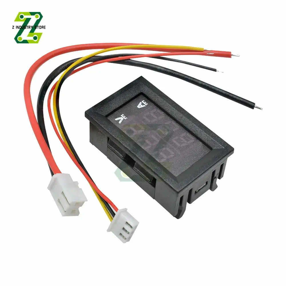 DC100V 50A Voltmeter Ammeter 0.1V / 0.01A High Precision Voltage Current Monitor LED Digital Display Power Meter