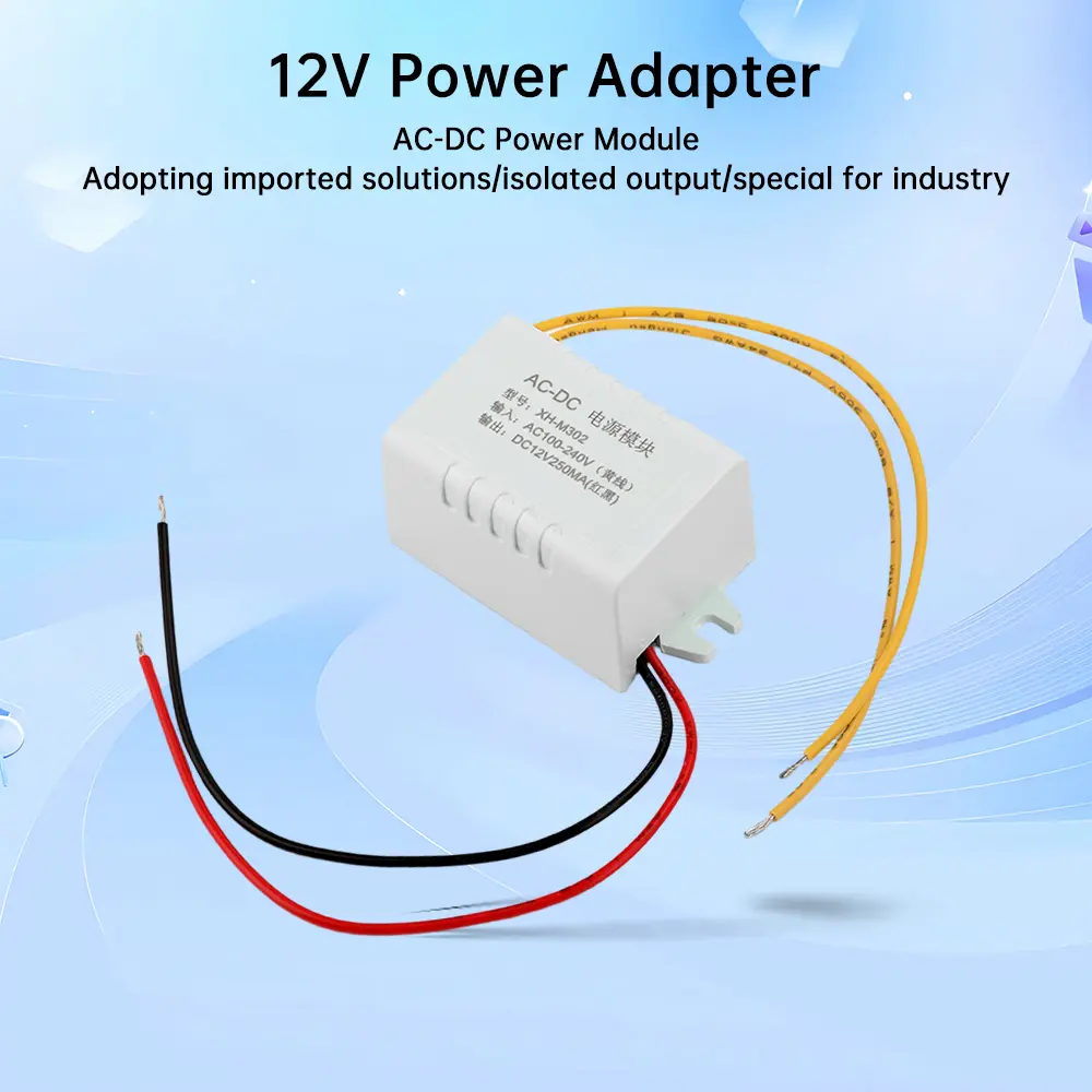 AC-DC DC Switch Power Module AC110-220V To DC12V 250mA Power Adapter For Low Power Electronic Devices