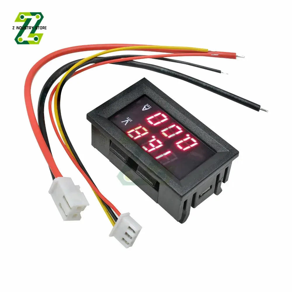 DC100V 50A Voltmeter Ammeter 0.1V / 0.01A High Precision Voltage Current Monitor LED Digital Display Power Meter