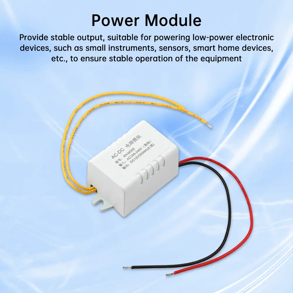 AC-DC DC Switch Power Module AC110-220V To DC12V 250mA Power Adapter For Low Power Electronic Devices