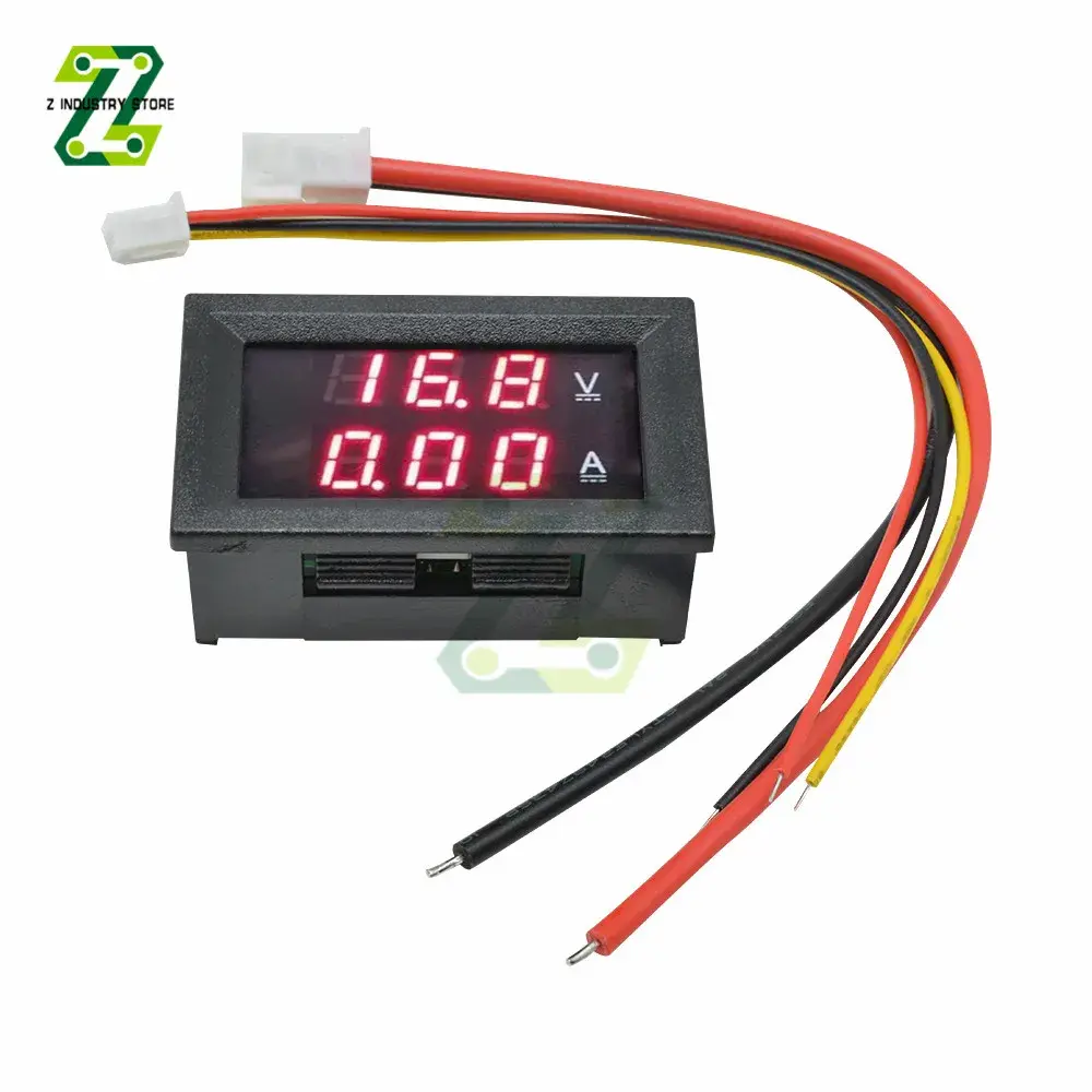 DC100V 50A Voltmeter Ammeter 0.1V / 0.01A High Precision Voltage Current Monitor LED Digital Display Power Meter