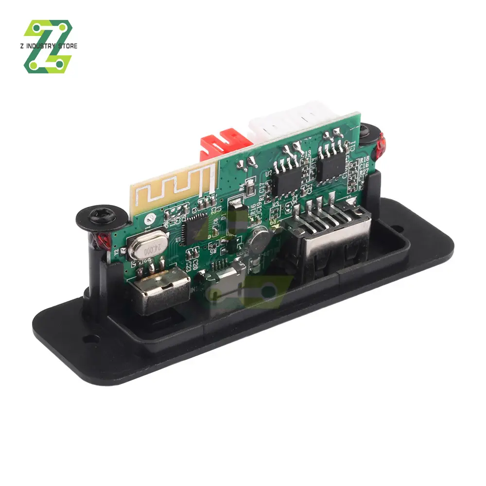 5V Bluetooth 5.0 MP3 Player Decoder Board Car FM Radio Module 2*3W 6W Amplifier Support FM TF USB Handsfree Call