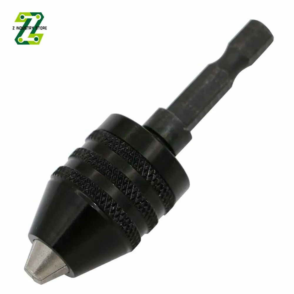 Mini Drill Chuck 0.3-6.5mm Electric Drill Bits Collet Fixture Tools Hex Shank Drill Bits Change Converter