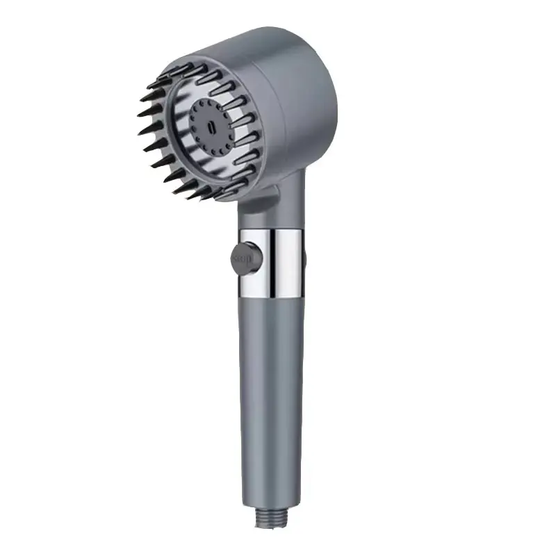 Cabezal de ducha ajustable de tres velocidades, boquilla de refuerzo, perilla de masaje, juego de filtros, accesorios de ducha