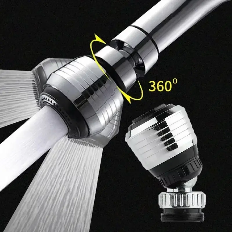 360 Degree Rotating Faucet Nozzle Splash Guard Water Saving Faucet Aerator Filter Bathroom Shower Tool Aerator Diffuser