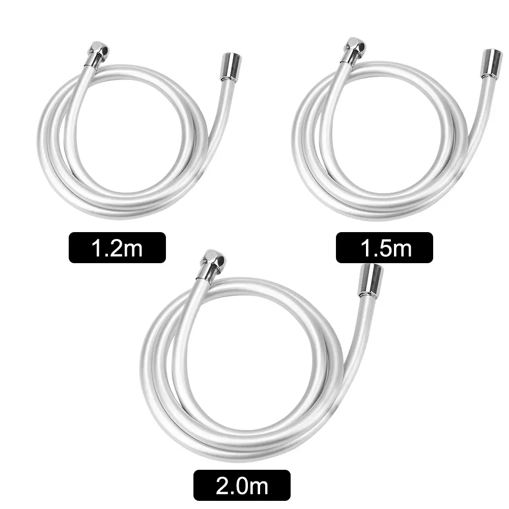 PVC Handheld Shower Head Hose Universal Flexible Anti Winding Explosion-proof Water Tube Bathroom Faucet Hose Extension Pipe